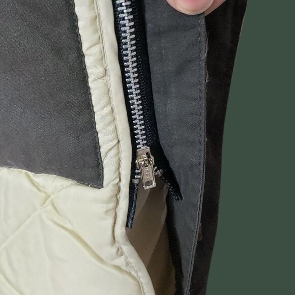 London Fog Jacket Parka Down Filled Removable Lining & Hood Beige/Brown Large - Picture 11 of 16